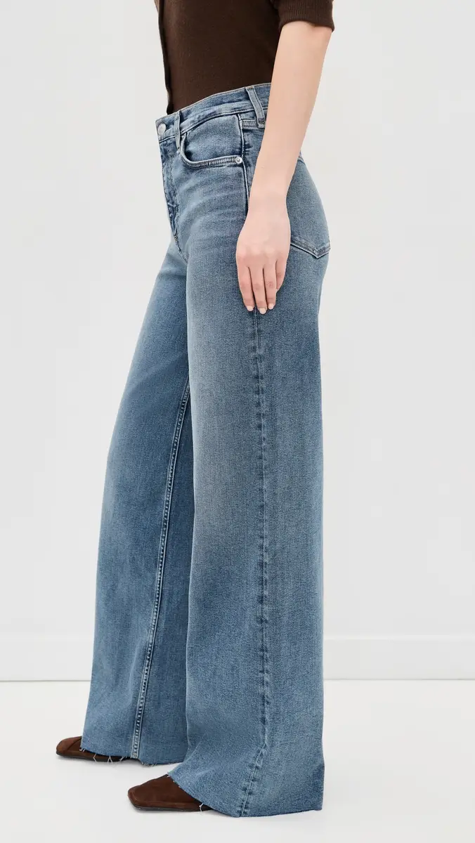 rag & bone Flexi Sofie Rise Full Length Wide Jeans | Thumbnail 4 rag & bone Flexi Sofie Rise Full Length Wide Jeans | Thumbnail 4