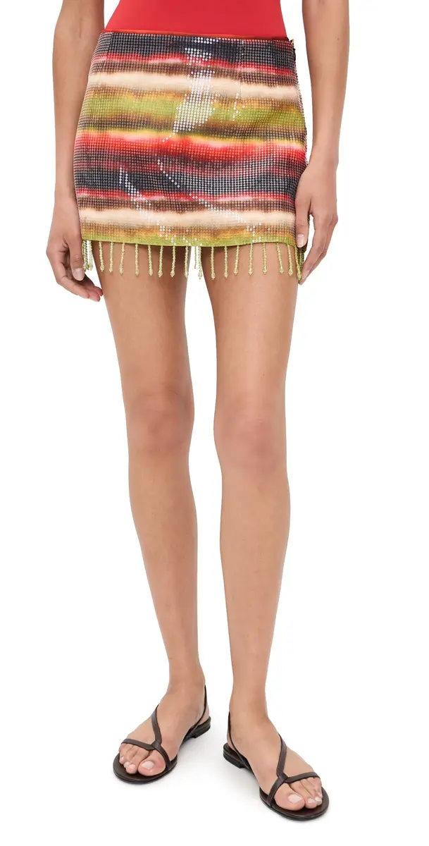 Runaway the Label Martini Sequin Miniskirt Anabell Red | Image 1 Runaway the Label Martini Sequin Miniskirt Anabell Red | Image 1