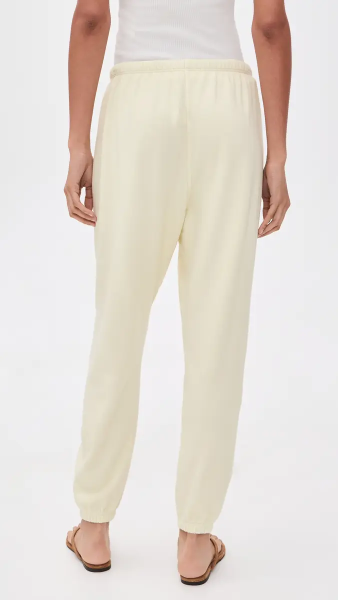 perfectwhitetee Johnny French Terry Easy Sweatpants Custard | Thumbnail 3 perfectwhitetee Johnny French Terry Easy Sweatpants Custard | Thumbnail 3