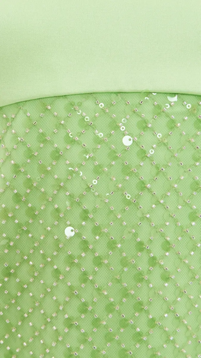 Retrofête Monyca Sequin Dress Pistachio | Thumbnail 6 Retrofête Monyca Sequin Dress Pistachio | Thumbnail 6