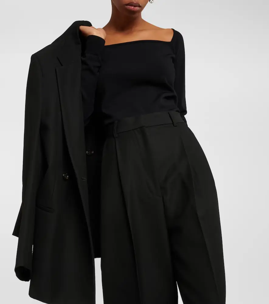 TOTEME High-rise cropped straight pants | Thumbnail 4
