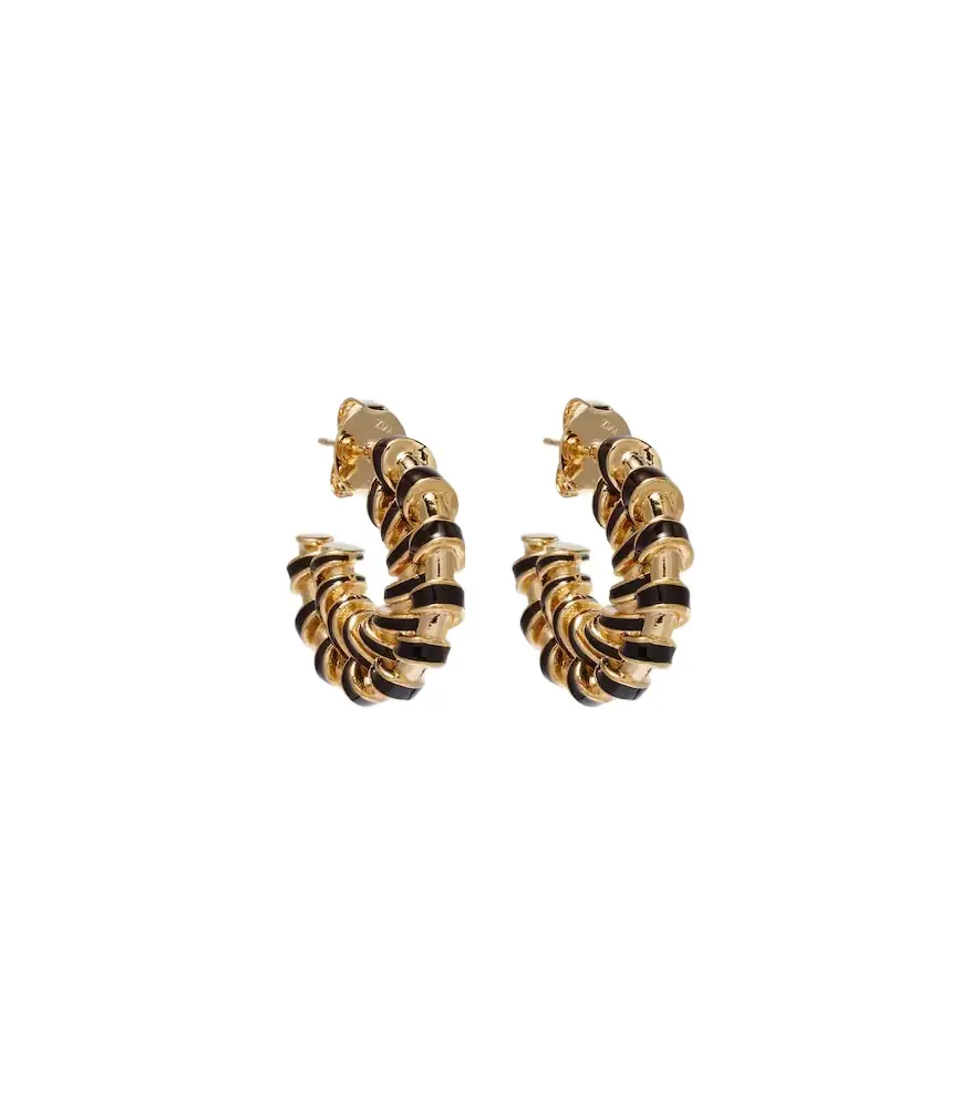 Zimmermann Loop gold-plated hoop earrings