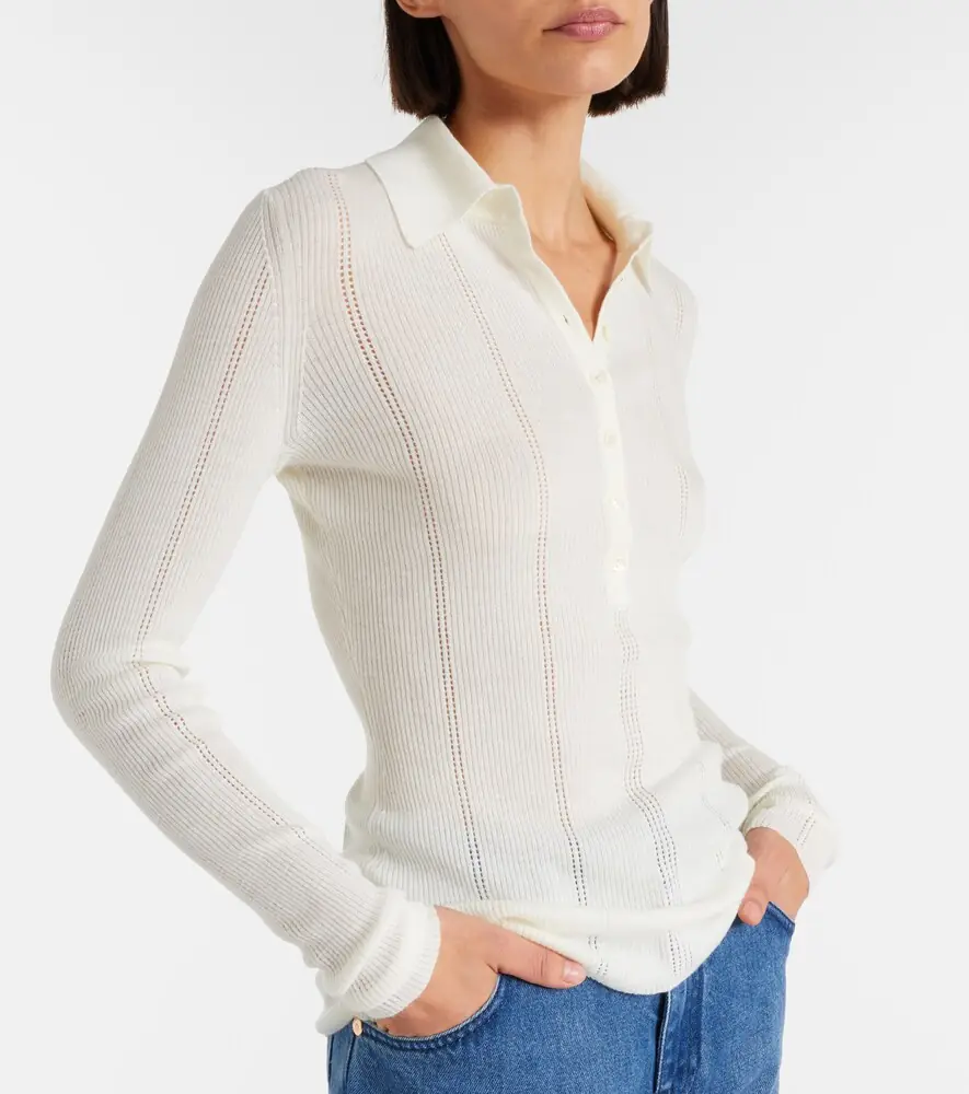 Gabriela Hearst Sophia wool polo sweater | Thumbnail 2 Gabriela Hearst Sophia wool polo sweater | Thumbnail 2