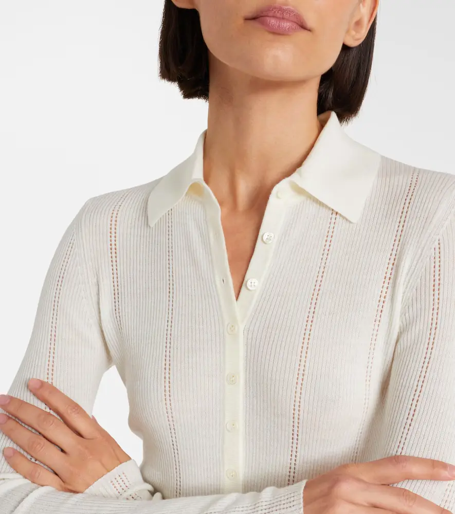 Gabriela Hearst Sophia wool polo sweater | Thumbnail 3 Gabriela Hearst Sophia wool polo sweater | Thumbnail 3