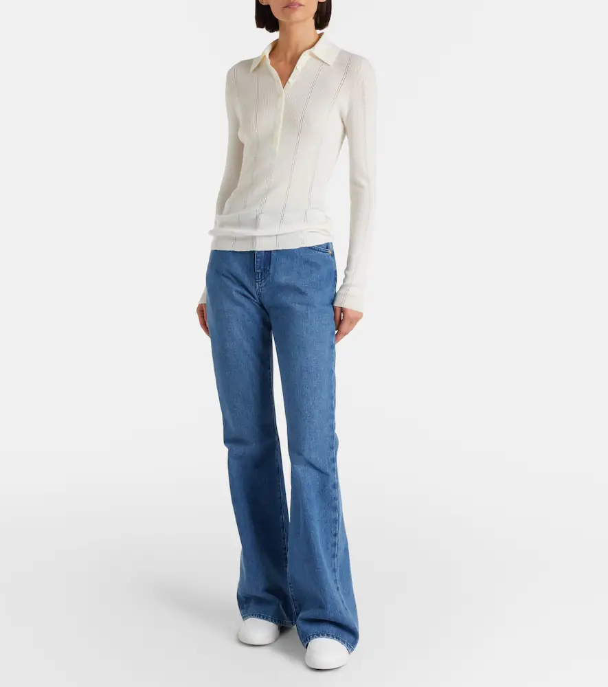 Gabriela Hearst Sophia wool polo sweater | Thumbnail 4 Gabriela Hearst Sophia wool polo sweater | Thumbnail 4