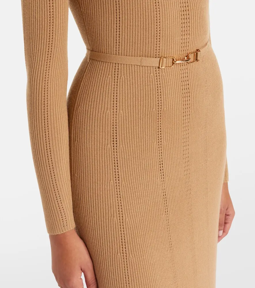 Gabriela Hearst Imagene belted wool midi dress | Thumbnail 3 Gabriela Hearst Imagene belted wool midi dress | Thumbnail 3