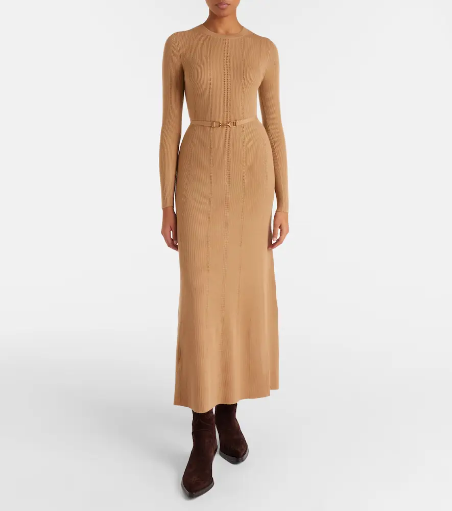 Gabriela Hearst Imagene belted wool midi dress | Thumbnail 6 Gabriela Hearst Imagene belted wool midi dress | Thumbnail 6