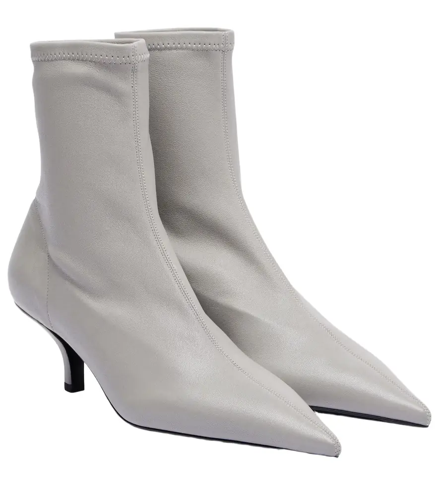 TOTEME Leather ankle boots