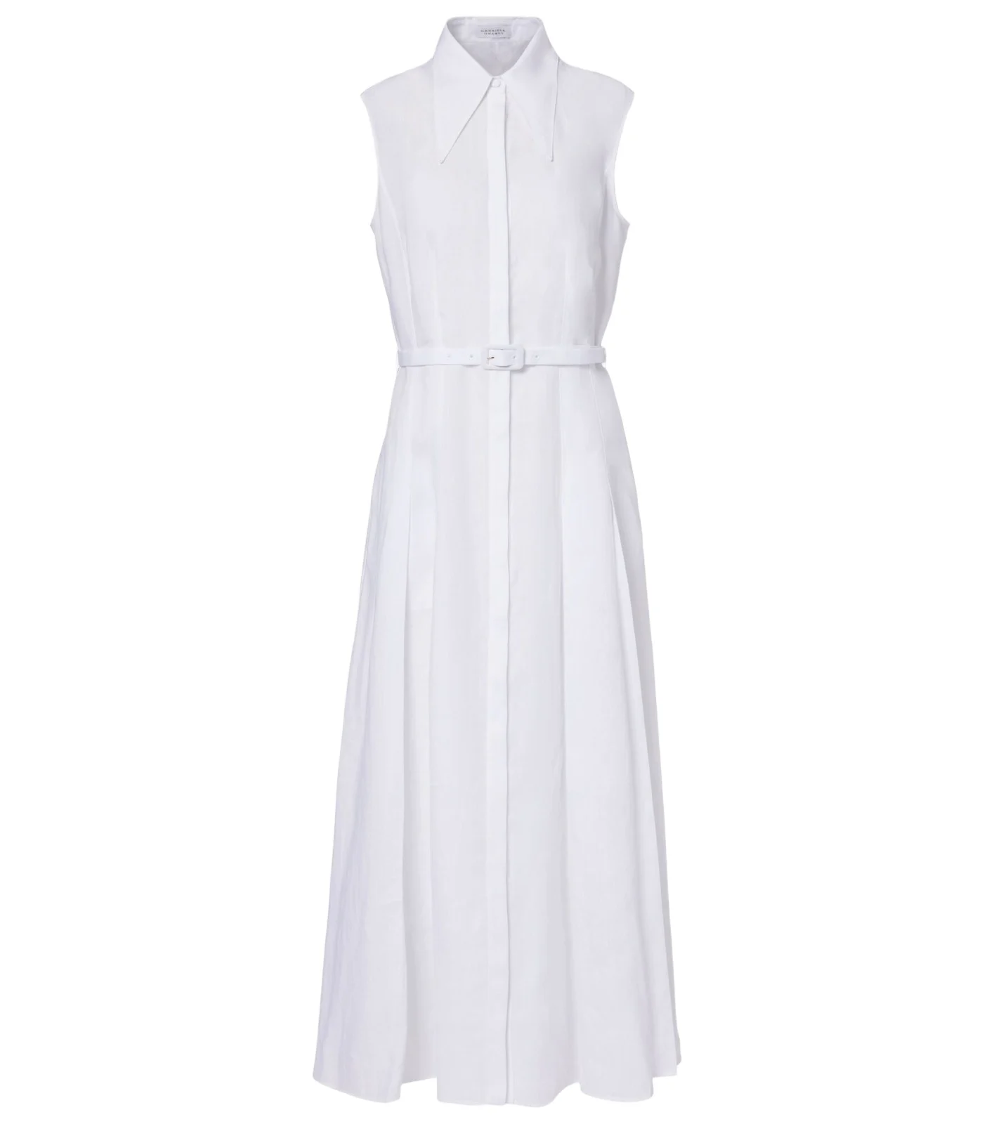 Durand belted linen shirt dress Durand belted linen shirt dress