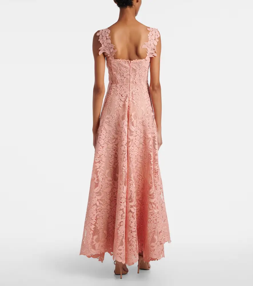 Oscar de la Renta Guipure lace cocktail dress | Thumbnail 5