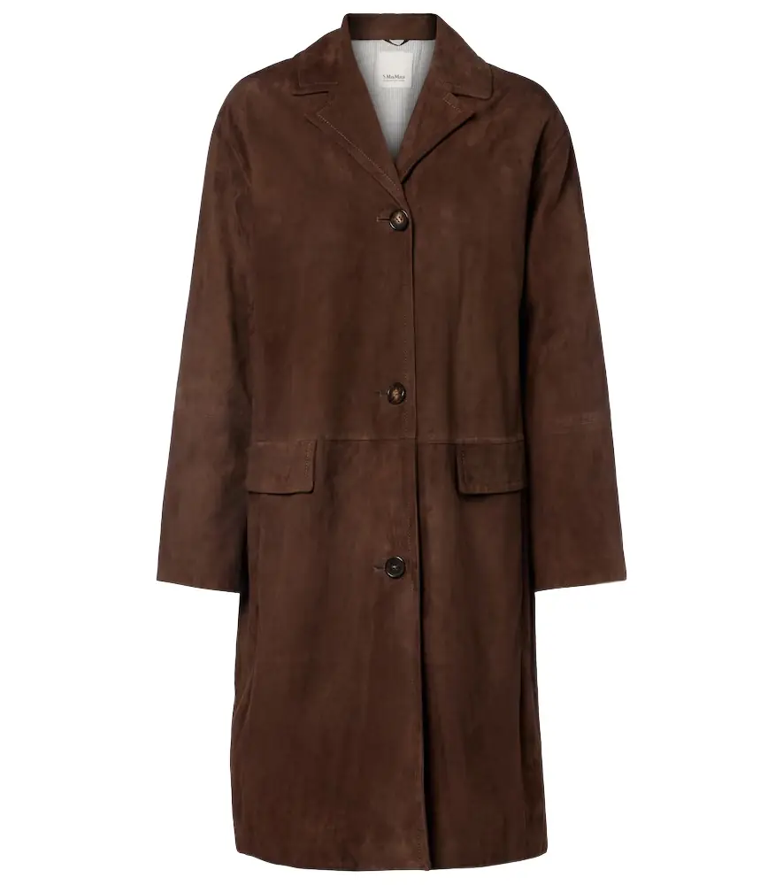 'S Max Mara 'S Max Mara Ortensia suede coat