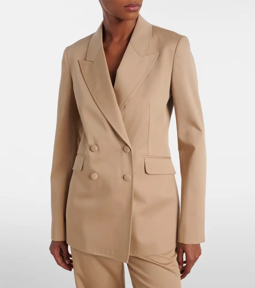 Gabriela Hearst Angela double-breasted cotton blazer | Thumbnail 2