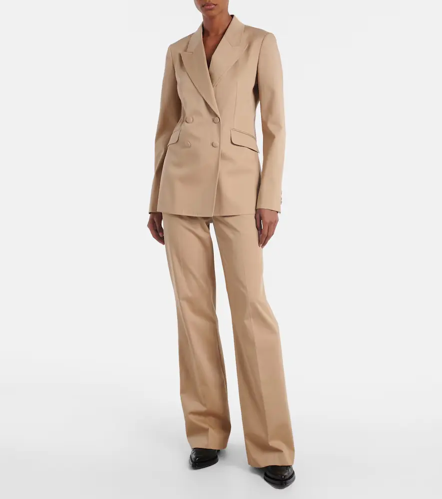 Gabriela Hearst Angela double-breasted cotton blazer | Thumbnail 3