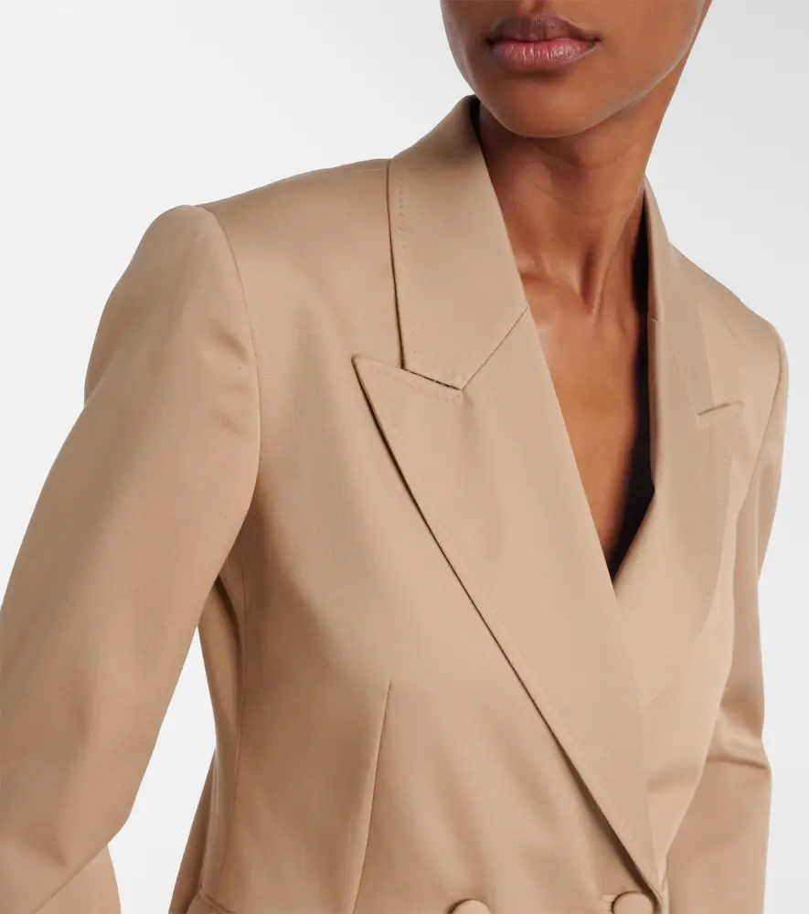 Gabriela Hearst Angela double-breasted cotton blazer | Thumbnail 4
