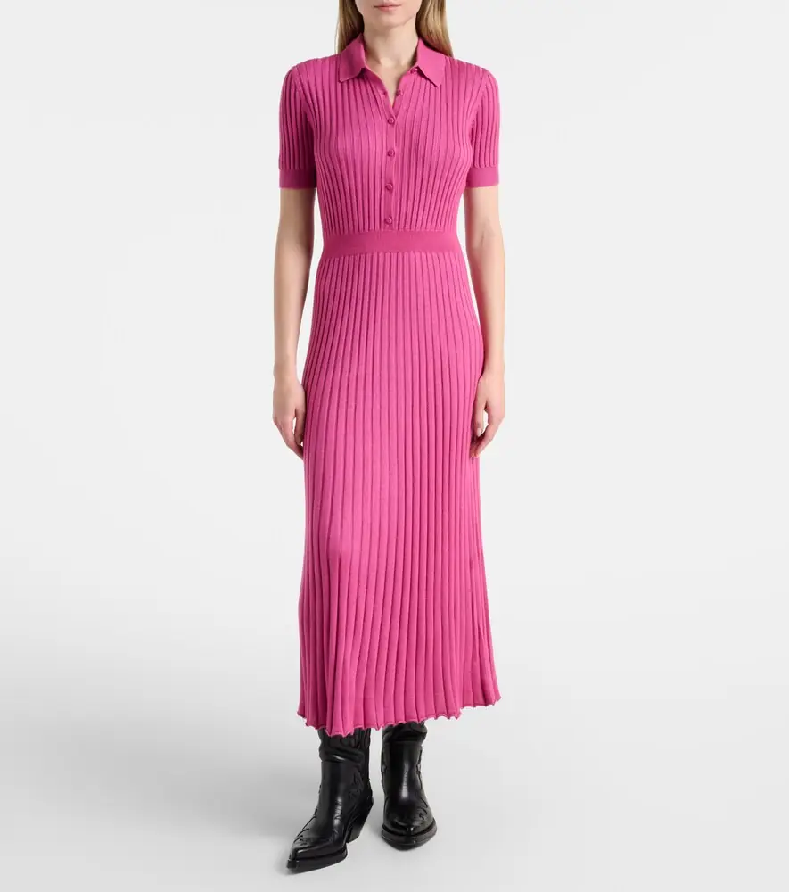 Gabriela Hearst Amor cashmere and silk midi dress | Thumbnail 5