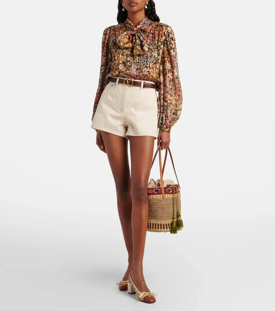 Valentino Garavani VLogo Large embellished raffia bucket bag | Thumbnail 5 Valentino Garavani VLogo Large embellished raffia bucket bag | Thumbnail 5