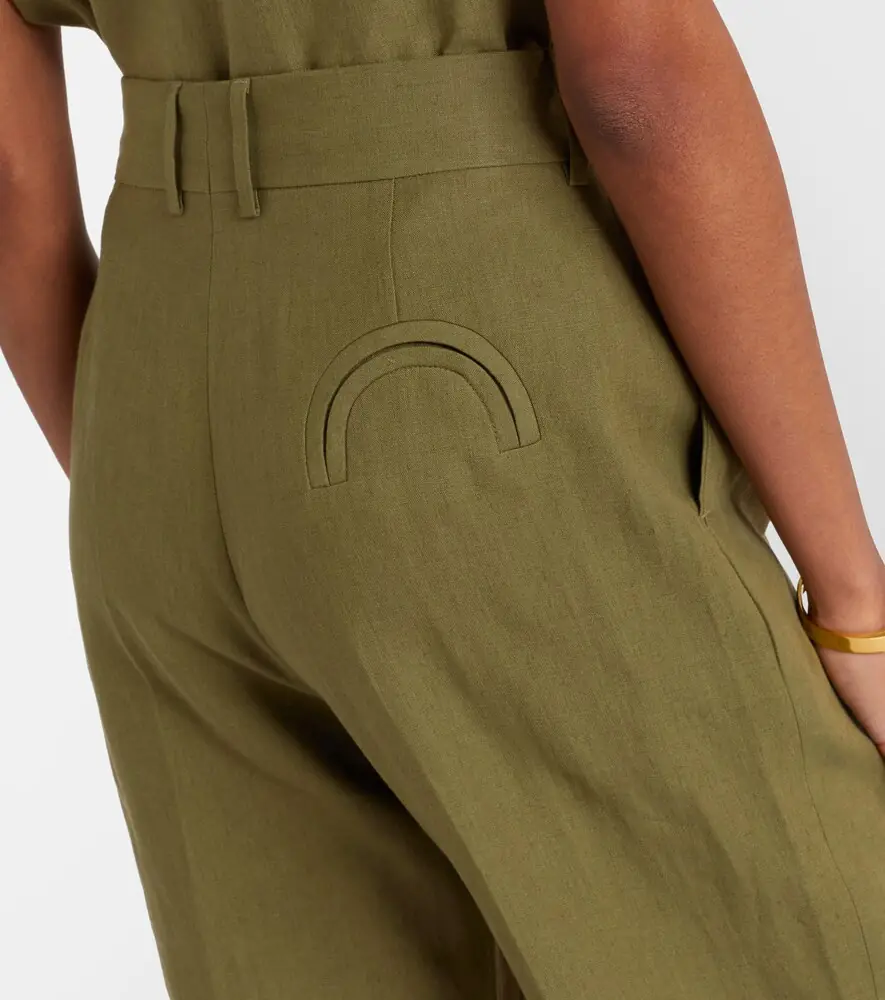 Blazé Milano Blazé Milano Midday Sun linen wide-leg pants | Thumbnail 2 Blazé Milano Blazé Milano Midday Sun linen wide-leg pants | Thumbnail 2