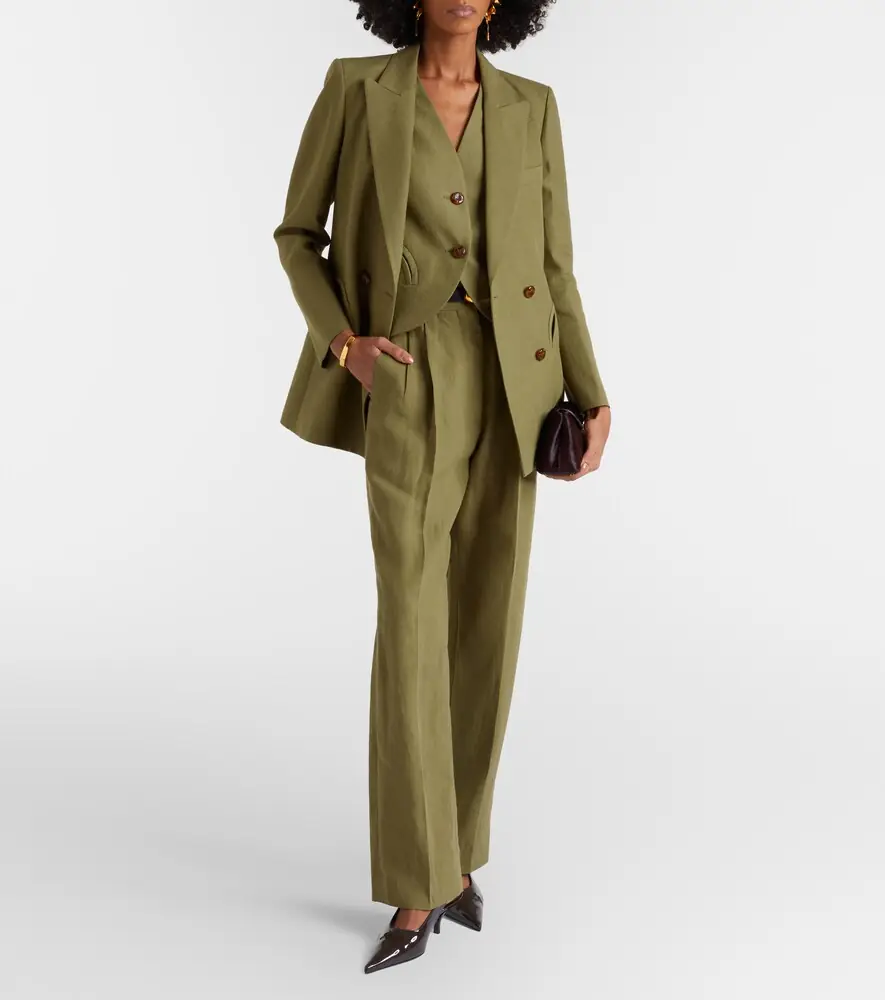 Blazé Milano Blazé Milano Midday Sun linen wide-leg pants | Thumbnail 4 Blazé Milano Blazé Milano Midday Sun linen wide-leg pants | Thumbnail 4