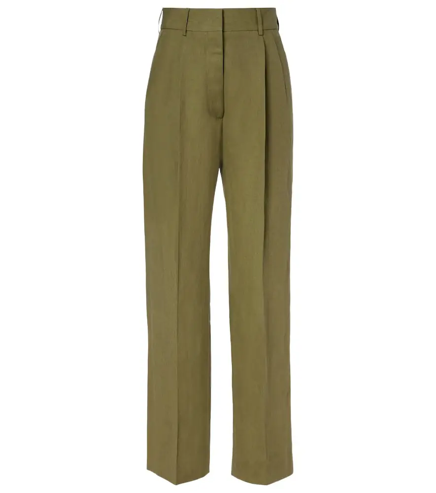 Blazé Milano Midday Sun linen wide-leg pants Blazé Milano Midday Sun linen wide-leg pants