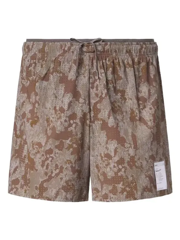 Space-O 5 printed running shorts
