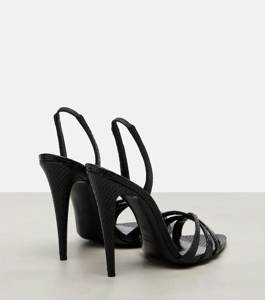 Saint Laurent Kate leather slingback sandals | Thumbnail 3 Saint Laurent Kate leather slingback sandals | Thumbnail 3