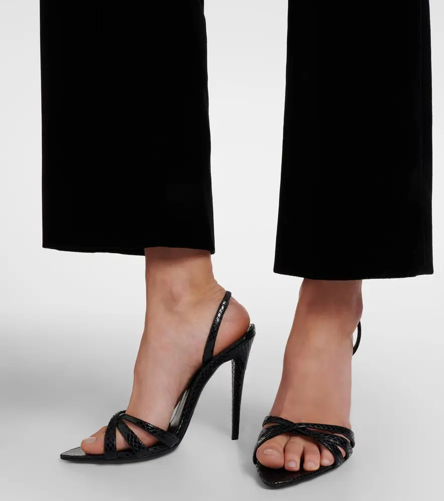 Saint Laurent Kate leather slingback sandals | Thumbnail 6 Saint Laurent Kate leather slingback sandals | Thumbnail 6