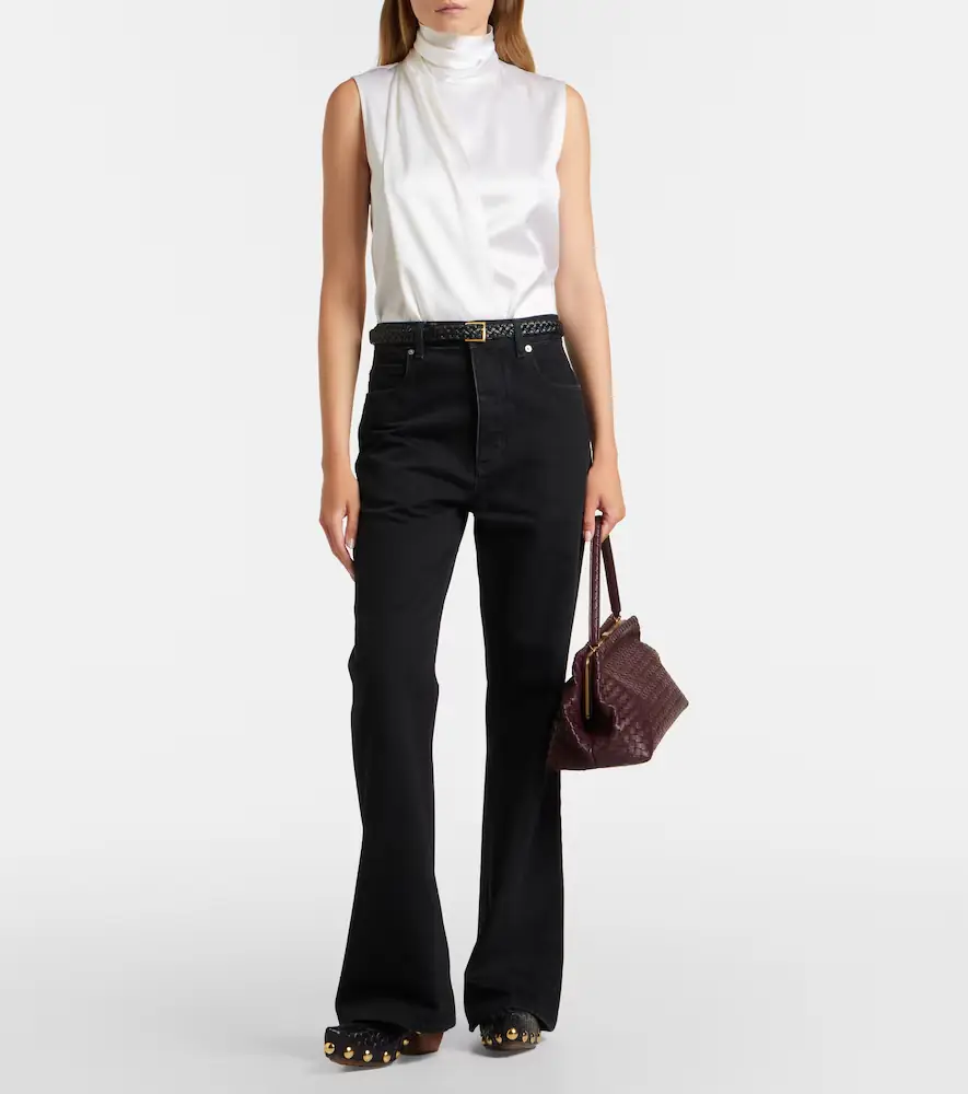 Bottega Veneta Intrecciato flared jeans | Thumbnail 3