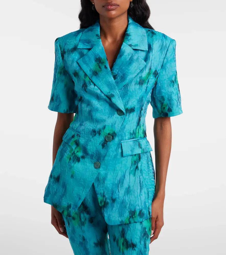 Ganni Printed organza blazer | Thumbnail 2 Ganni Printed organza blazer | Thumbnail 2