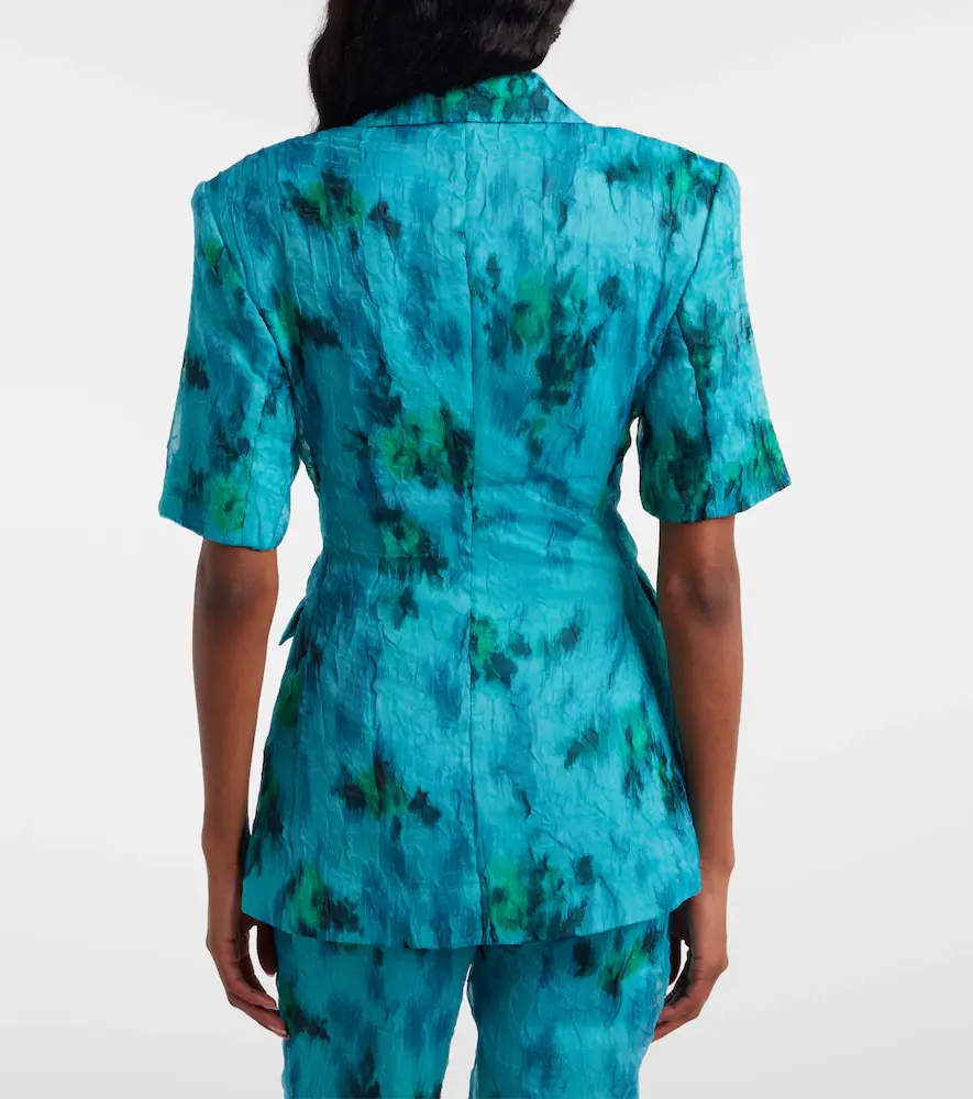 Ganni Printed organza blazer | Thumbnail 4 Ganni Printed organza blazer | Thumbnail 4