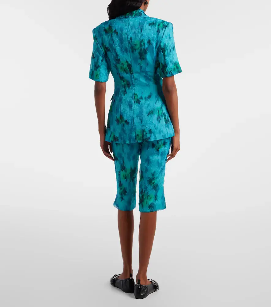 Ganni Printed capri pants | Thumbnail 4 Ganni Printed capri pants | Thumbnail 4