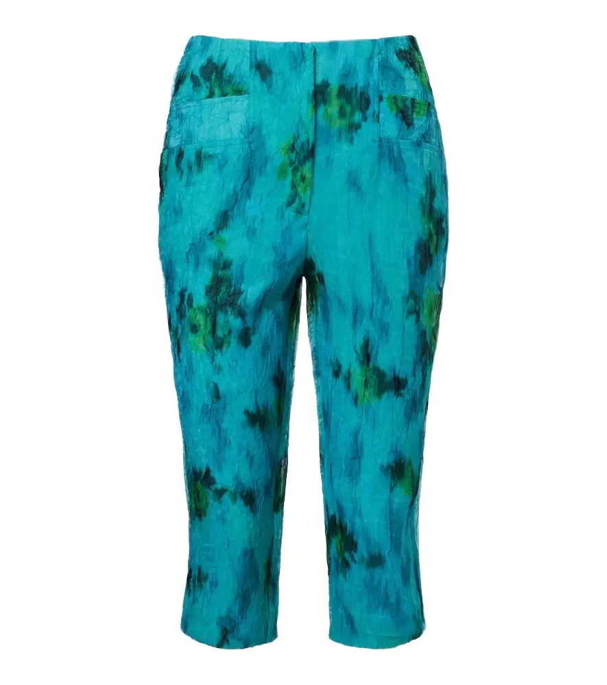 Ganni Printed capri pants | Image 1 Ganni Printed capri pants | Image 1