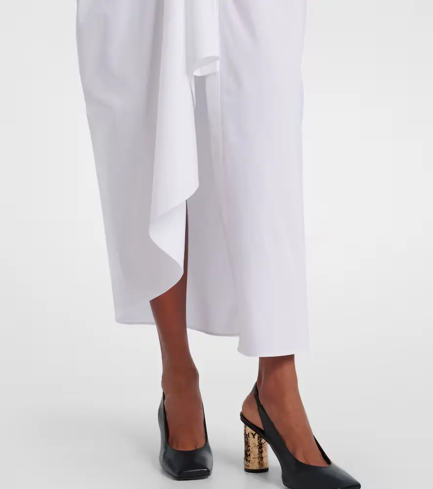 Givenchy Draped cotton poplin shirt dress | Thumbnail 5