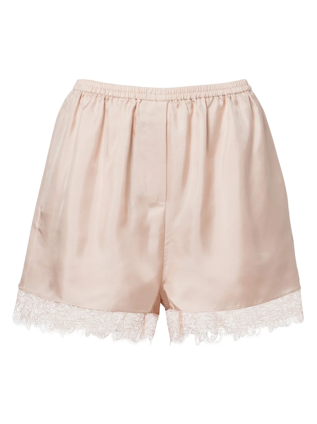 RÓHE Róhe Lace-trimmed silk shorts