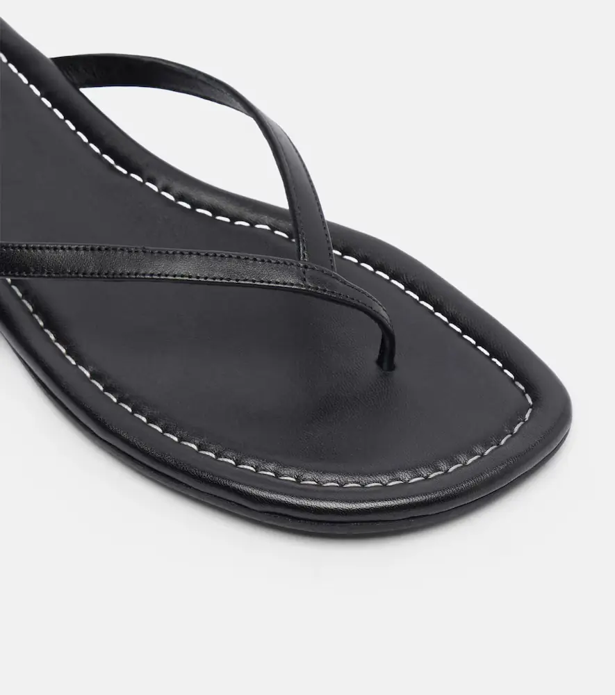 Staud Freja leather thong sandals | Thumbnail 4