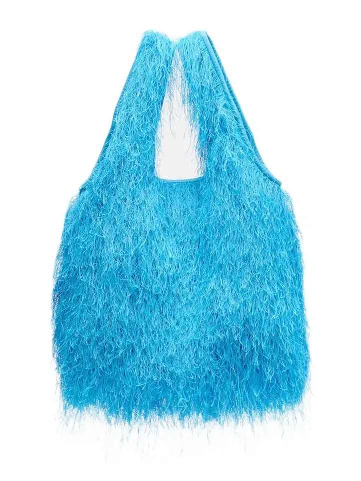 Dries Van Noten Marche Medium fringed top-handle bag