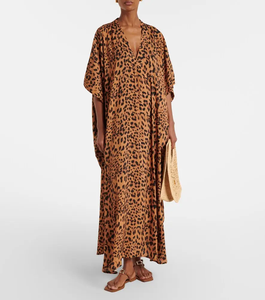 Melissa Odabash Vanessa leopard-print kaftan | Thumbnail 5 Melissa Odabash Vanessa leopard-print kaftan | Thumbnail 5
