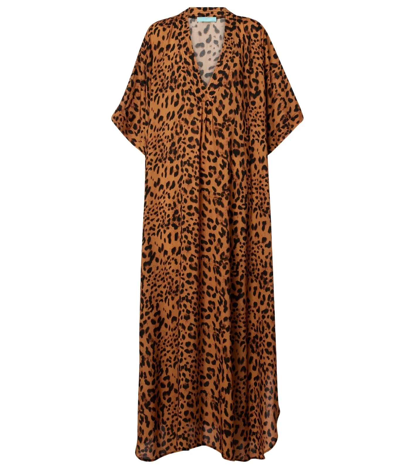 Vanessa leopard-print kaftan