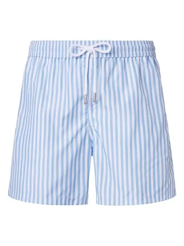 Thom Sweeney Striped swim trunks