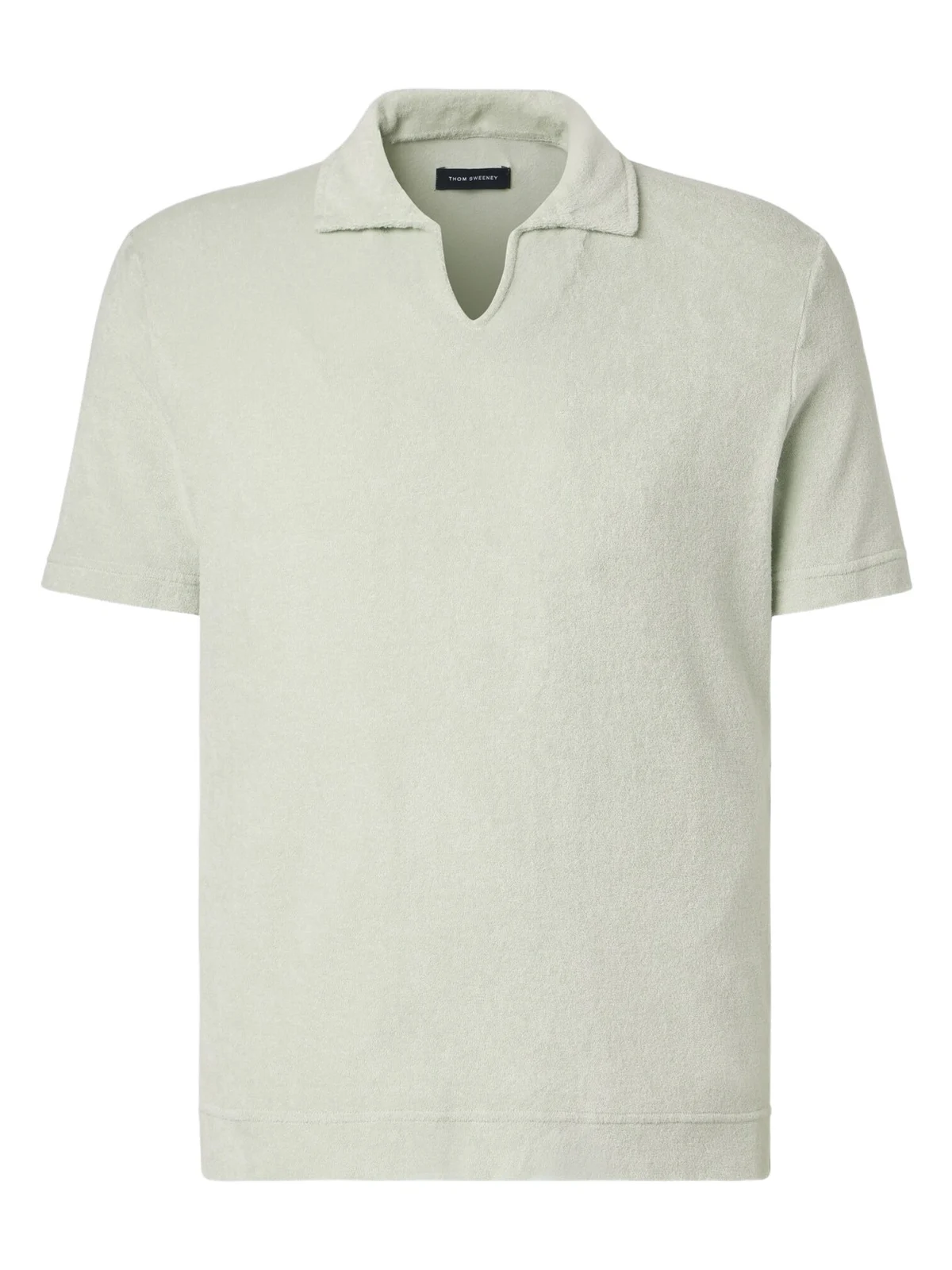Cotton terry polo shirt