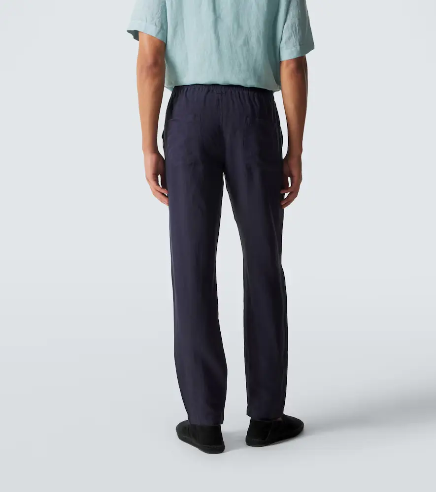 Thom Sweeney Linen straight pants | Thumbnail 2 Thom Sweeney Linen straight pants | Thumbnail 2