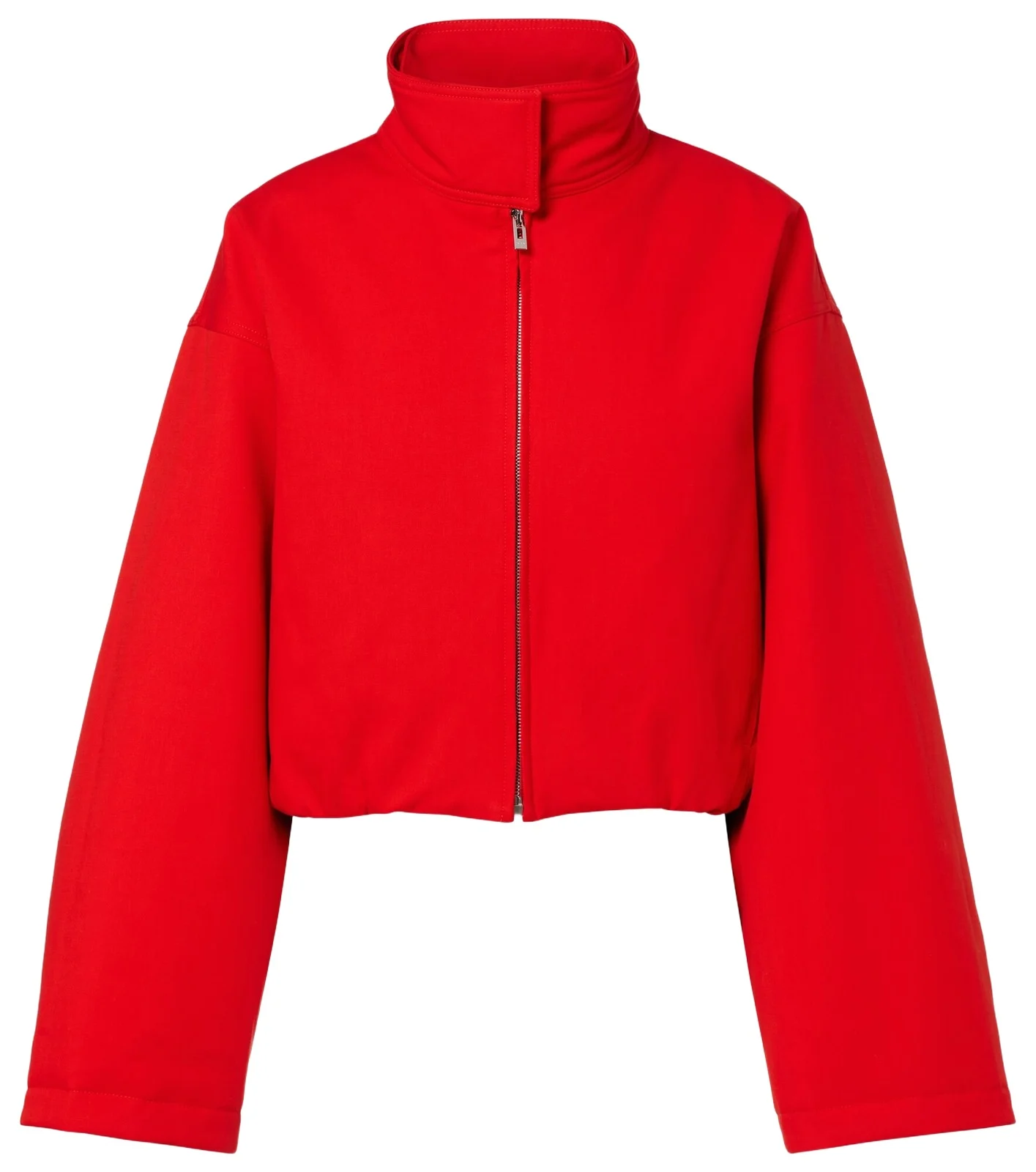 Layered cotton bomber jacket Layered cotton bomber jacket