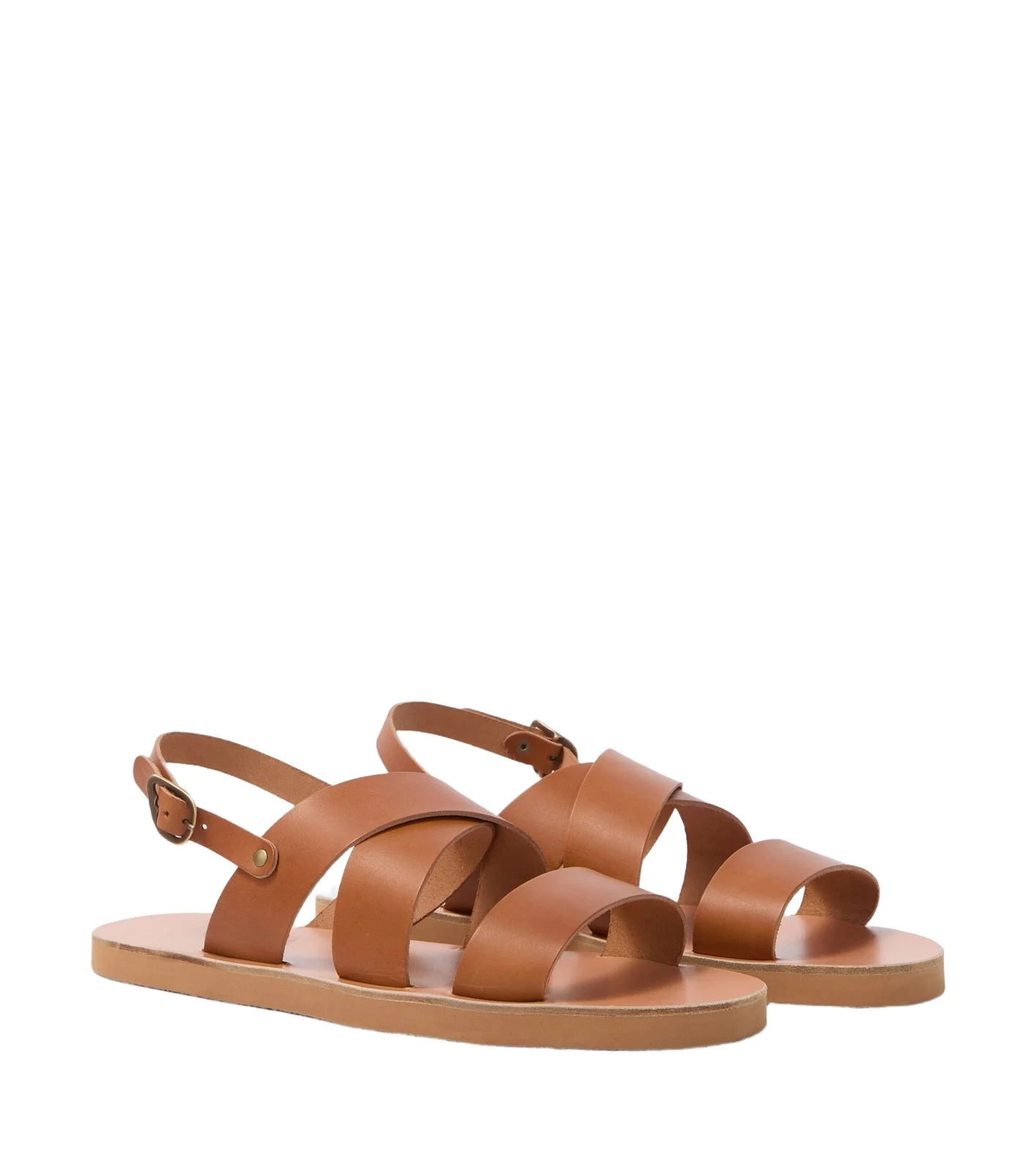 Miltos leather slingback sandals Miltos leather slingback sandals