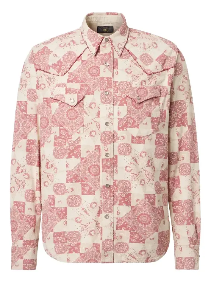 Printed cotton shirt Printed cotton shirt