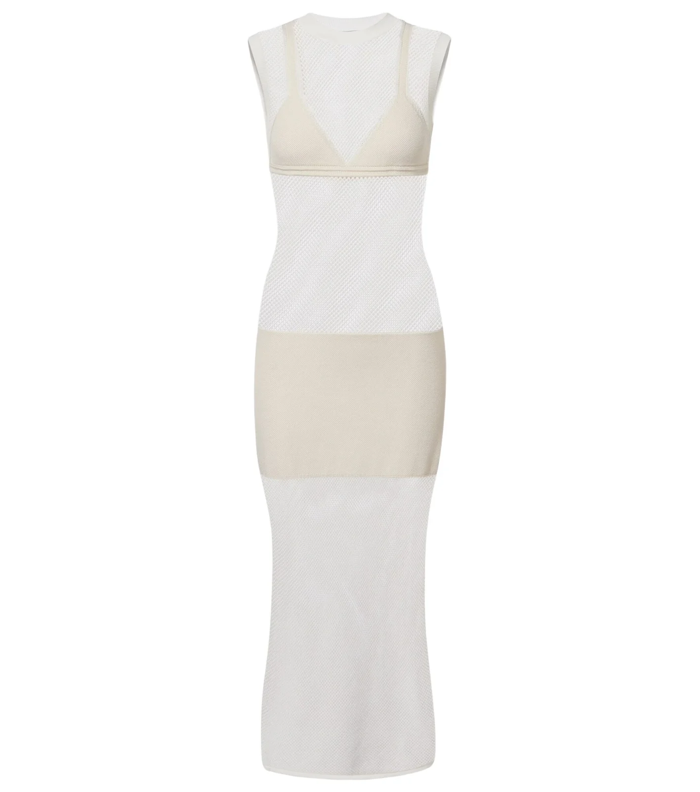 Stella McCartney Crochet cotton midi dress