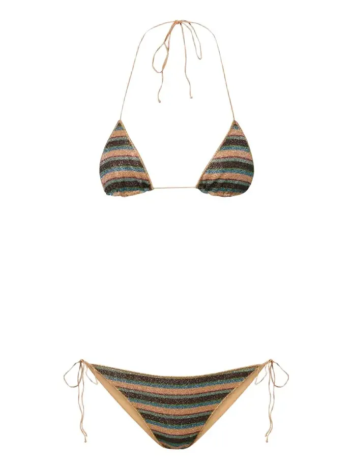 Oséree Lumière striped bikini