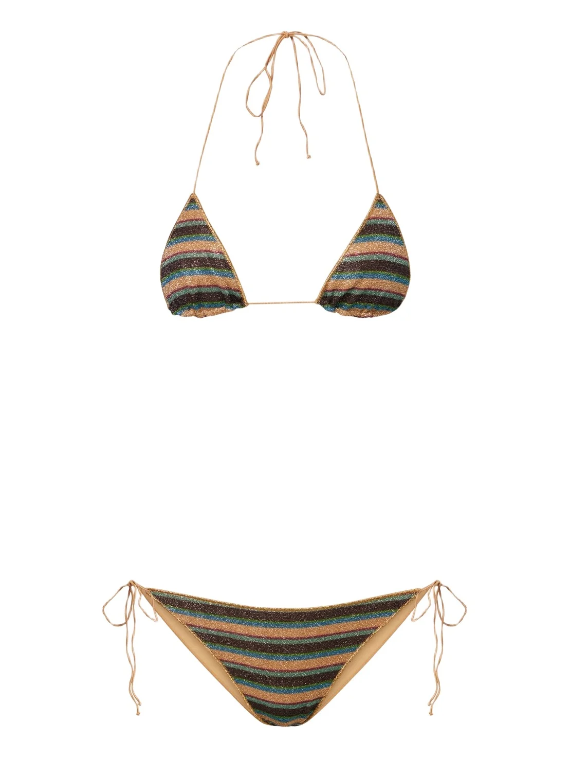 Oséree Oséree Lumière striped bikini