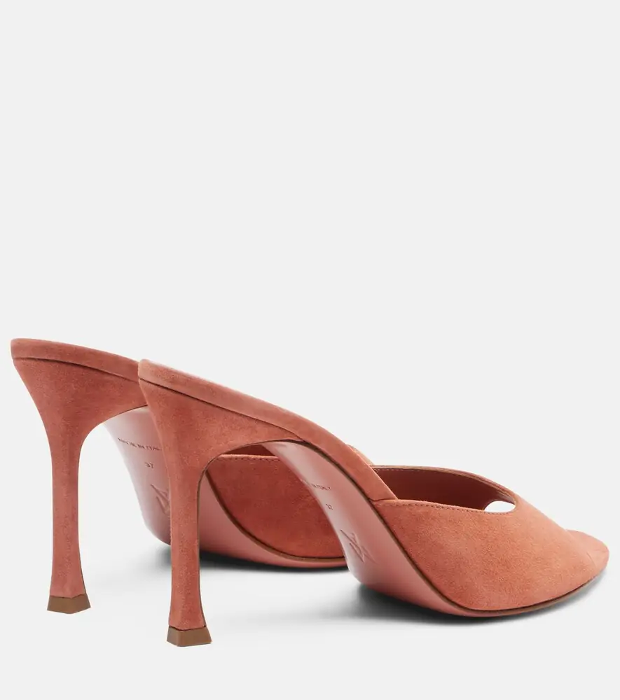 Amina Muaddi Alexa suede mules | Thumbnail 2