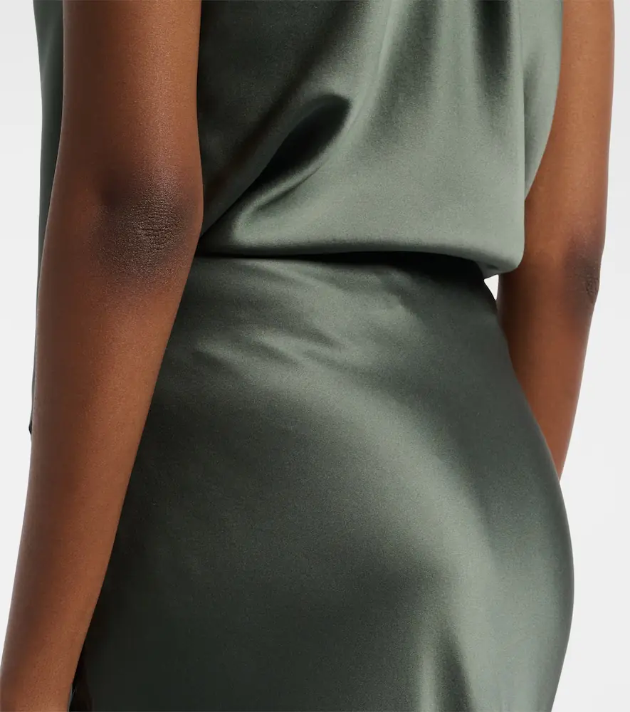 The Sei Silk satin maxi skirt | Thumbnail 3