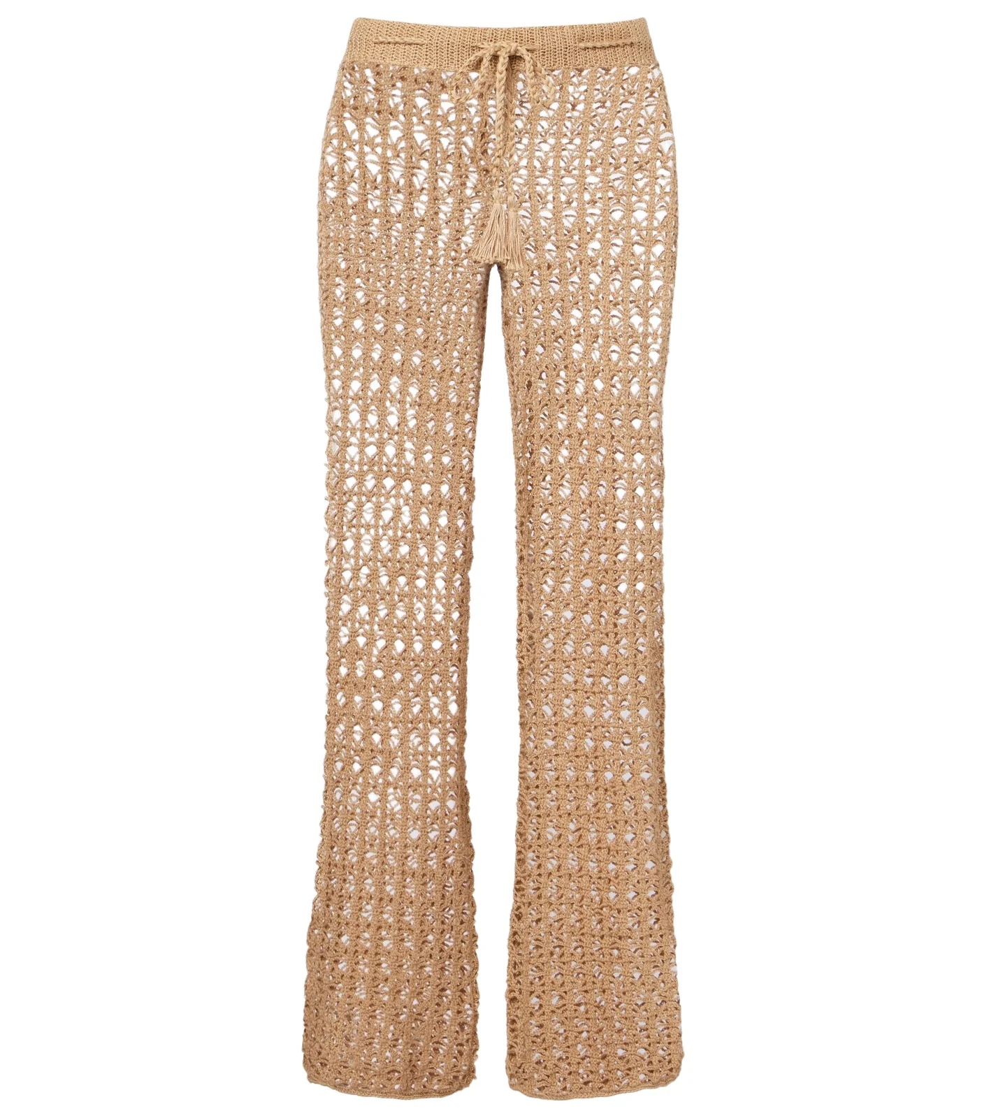 Crochet cotton wide-leg pants Crochet cotton wide-leg pants