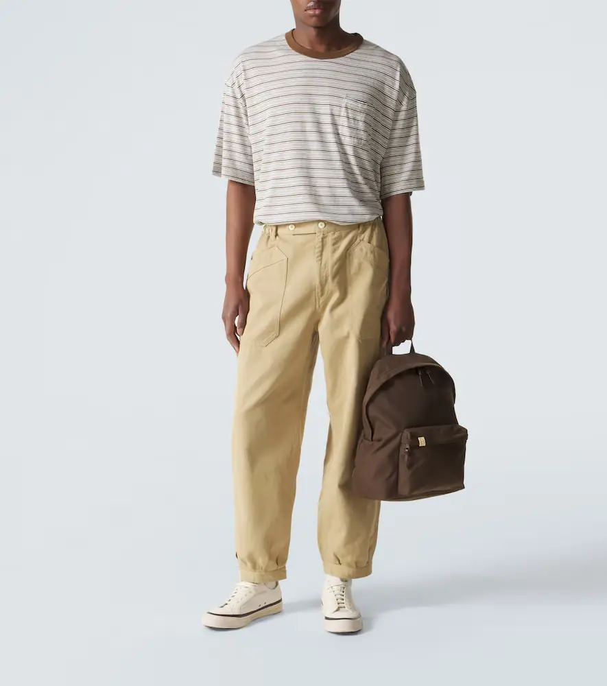 Visvim Mondo Border wool and cotton T-shirt | Thumbnail 2